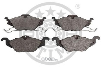 Комплект тормозных колодок, дисковый тормоз (Optimal) 10289 (вид 1) Комплект тормозных колодок, дисковый тормоз (Optimal) 10289 (фото, вид 1)