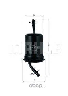 Топливный фильтр (Mahle/Knecht) KL115 (вид 1) Топливный фильтр (Mahle/Knecht) KL115 (фото, вид 1)