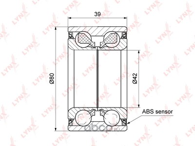     ABS (39x42x80) (LYNX auto) WB1299 (,  1)