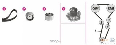 ������� ����� + �������� ��������� ����� (Hella) 8MP376809801 (����, ��� 2)