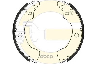 Комплект тормозных колодок (Girling) 5184879 (вид 1) Комплект тормозных колодок (Girling) 5184879 (фото, вид 1)