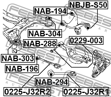     (Febest) NAB294 (,  1)