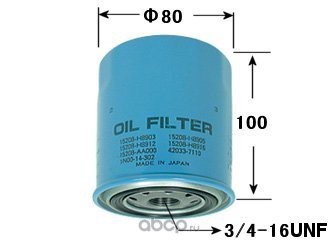 Масляный фильтр (VIC) C207L (вид 1) Масляный фильтр (VIC) C207L (фото, вид 1)