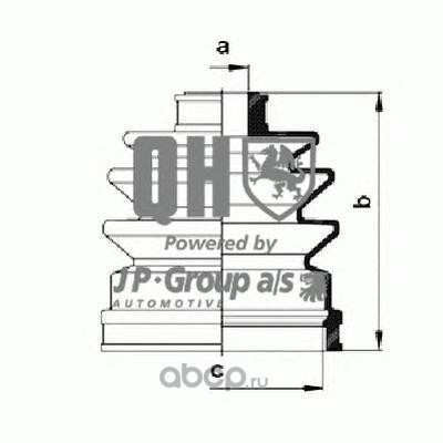 Комплект пыльника (JP Group) 4053700219 (вид 1) Комплект пыльника (JP Group) 4053700219 (фото, вид 1)