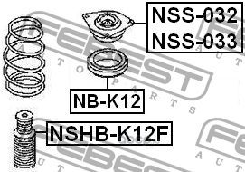    (Febest) NSHBK12F (,  1)