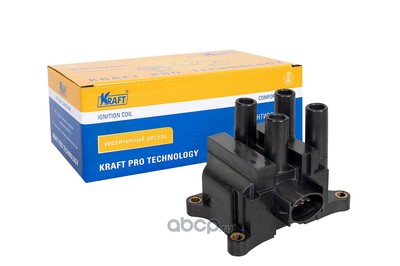 Катушка зажигания (Kraft) KT882007 (вид 1) Катушка зажигания (Kraft) KT882007 (фото, вид 1)