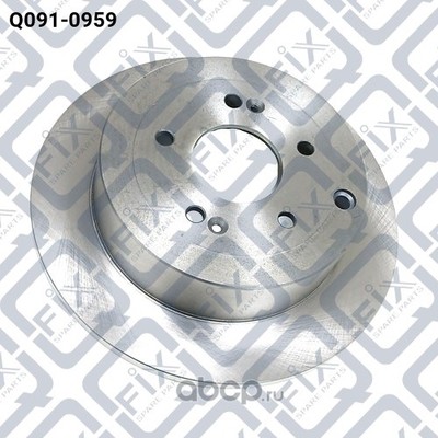 Диск тормозной задний (Q-FIX) Q0910959 (вид 1) Диск тормозной задний (Q-FIX) Q0910959 (фото, вид 1)