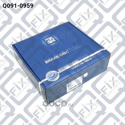 Диск тормозной задний (Q-FIX) Q0910959 (вид 3) Диск тормозной задний (Q-FIX) Q0910959 (фото, вид 3)