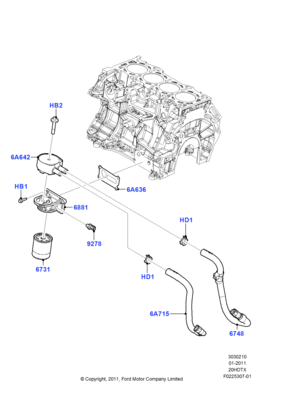   (FORD) BE8Z6731AB
