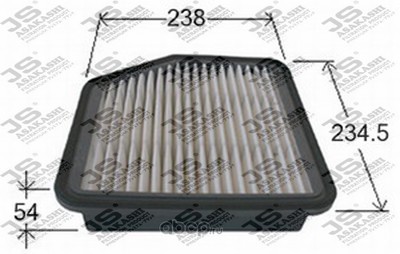 Фильтр воздушный (JS Asakashi) A1012 Фильтр воздушный (JS Asakashi) A1012