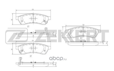  .. Chevrolet Epica 05- / Tosca 05- RE (Zekkert) BS1314