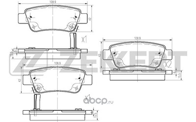  . .  Honda CR-V III 07- (Zekkert) BS2836