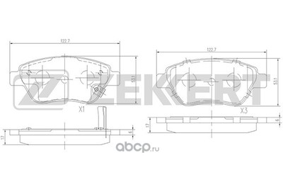  . .  Opel Corsa D 06- (Zekkert) BS2343
