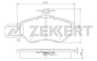  . .  Audi 80 90 200 79- A4 / Avant I 94- VW Golf II 88- Jetta II 87- (Zekkert) BS1098