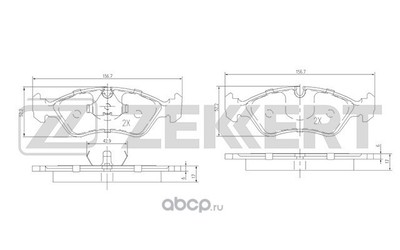 Колодки торм.диск. Deawoo Espero (KLEJ) Lanos Nexia 95- / Opel Astra F 91- FR (Zekkert) BS1488 Колодки торм.диск. Deawoo Espero (KLEJ) Lanos Nexia 95- / Opel Astra F 91- FR (Zekkert) BS1488