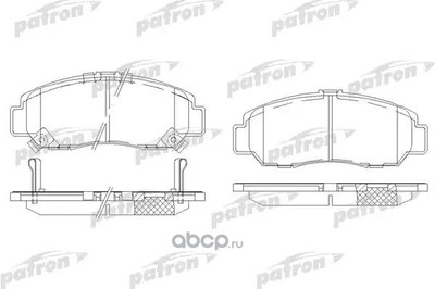     HONDA: CIVIC VI 05-05, CIVIC VII 05-, FR-V 05-, ODYSSEY 03-, STEPWAGON 05-, STREAM 05-, STREAM 01- (PATRON) PBP1669