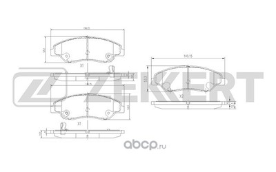  .. Kia Retona (CE) 99- Sportage I (K00) 94- FR (Zekkert) BS1902