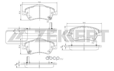  . .  Toyota Auris I 06- (Zekkert) BS2820