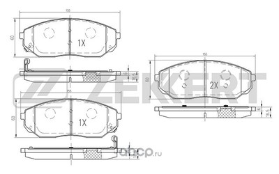  .. Kia Sorento I (JC) 02- FR (Zekkert) BS1917