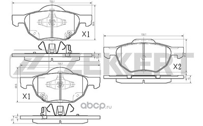  . .  Honda Accord VII 03- (Zekkert) BS1125