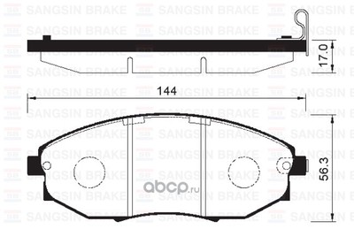    ""Hi-Q (Sangsin brake) SP1193