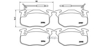   ,   (Brembo) P68010