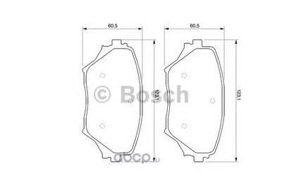 Комплект тормозных колодок, дисковый тормоз (Bosch) 0986424719 Комплект тормозных колодок, дисковый тормоз (Bosch) 0986424719