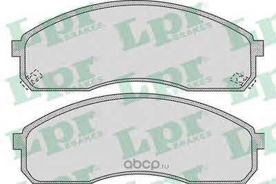 Комплект тормозных колодок, дисковый тормоз (Lpr) 05P1072 Комплект тормозных колодок, дисковый тормоз (Lpr) 05P1072