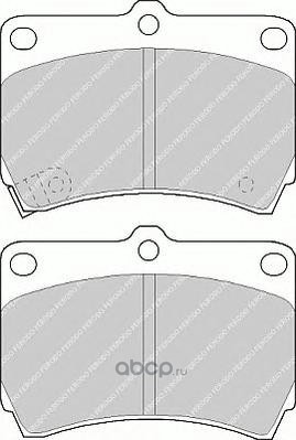 Комплект тормозных колодок, дисковый тормоз (Ferodo) FDB715 Комплект тормозных колодок, дисковый тормоз (Ferodo) FDB715