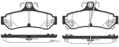 Комплект тормозных колодок, дисковый тормоз (Remsa) 128512 Комплект тормозных колодок, дисковый тормоз (Remsa) 128512
