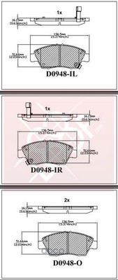 Дисковые тормозные колодки (Friction Master) CMX948 Дисковые тормозные колодки (Friction Master) CMX948