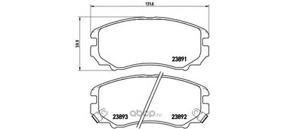    ,  (Brembo) P30018