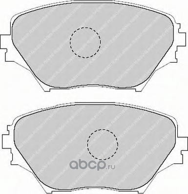 Комплект тормозных колодок, дисковый тормоз (Ferodo) FDB1514 Комплект тормозных колодок, дисковый тормоз (Ferodo) FDB1514