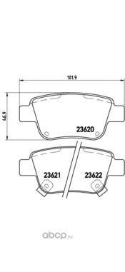   ,  (Brembo) P83047