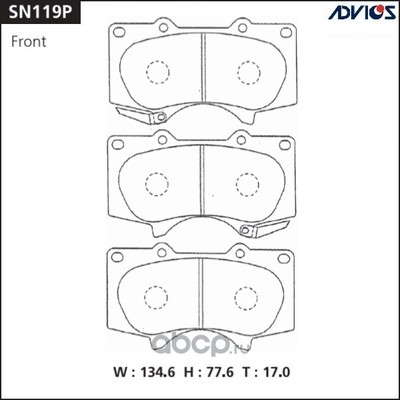    ADVICS (ADVICS) SN119P