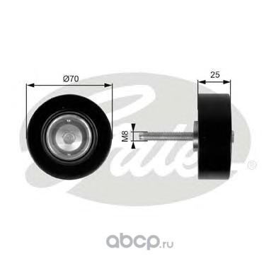 Паразитный / ведущий ролик, поликлиновой ремень (Gates) T36263 Паразитный / ведущий ролик, поликлиновой ремень (Gates) T36263