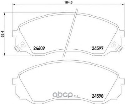 Комплект тормозных колодок, дисковый тормоз (Mintex) MDB2921 Комплект тормозных колодок, дисковый тормоз (Mintex) MDB2921
