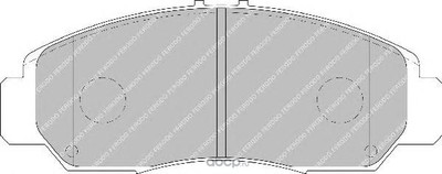 Комплект тормозных колодок, дисковый тормоз (Ferodo) FDB1669 Комплект тормозных колодок, дисковый тормоз (Ferodo) FDB1669