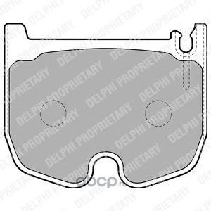 Комплект тормозных колодок, дисковый тормоз (Delphi) LP1841 Комплект тормозных колодок, дисковый тормоз (Delphi) LP1841