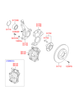   (Hyundai-KIA) 581011JA60