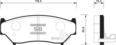    (Sangsin brake) SP1584