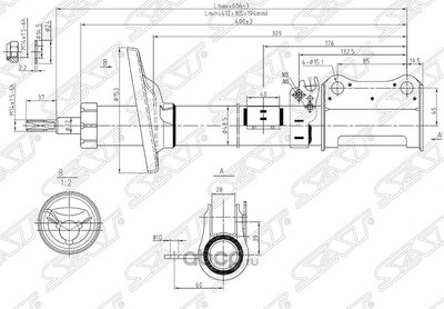 Стойка задняя TOYOTA CARINA/CALDINA/CORONA 92-02 Special Edition RH (Sat) ST485302B310SE Стойка задняя TOYOTA CARINA/CALDINA/CORONA 92-02 Special Edition RH (Sat) ST485302B310SE