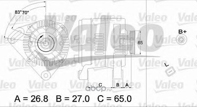Генератор (Valeo) 437373 Генератор (Valeo) 437373