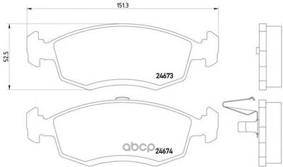 Комплект тормозных колодок дисковый тормоз (DON) MDB2962 Комплект тормозных колодок дисковый тормоз (DON) MDB2962