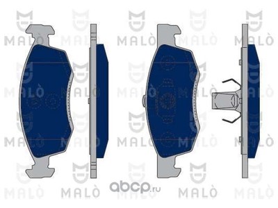 Комплект тормозных колодок дисковый тормоз (Malo) 1050071 Комплект тормозных колодок дисковый тормоз (Malo) 1050071