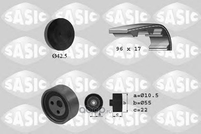 Комплект ремня грм (Sasic) 1754003 Комплект ремня грм (Sasic) 1754003