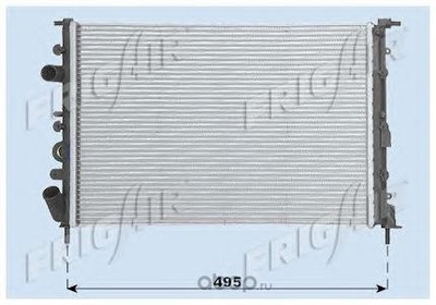 Радиатор охлаждение двигателя (FRIG AIR) 01093079 Радиатор охлаждение двигателя (FRIG AIR) 01093079
