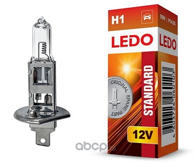  h1 ledo standard 12v 55w (LEDO) 12258LSC1