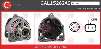 Генератор (CASCO) CAL15262AS Генератор (CASCO) CAL15262AS
