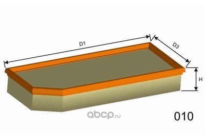 Воздушный фильтр (MISFAT) P528 Воздушный фильтр (MISFAT) P528